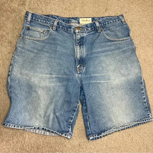Vintage Eddie Bauer Dad Jorts Size 40 Blue